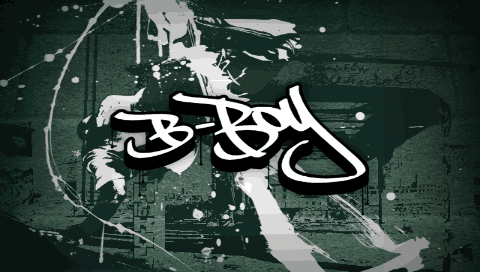 B-Boy — Title screen