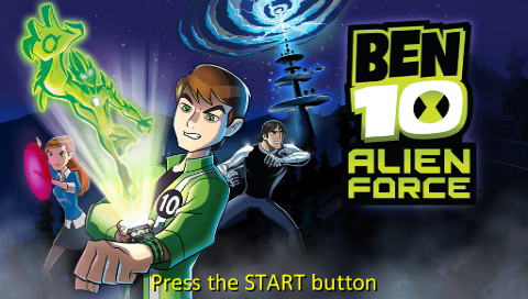 Ben 10 : Alien Force — Title screen
