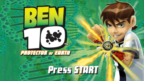 Ben 10 : Protector of Earth — Title screen
