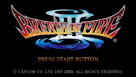 Breath of Fire III — Title screen
