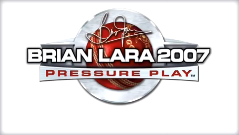 Brian Lara 2007 : Pressure Play — Title screen