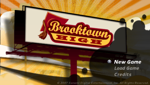 Brooktown High — Title screen