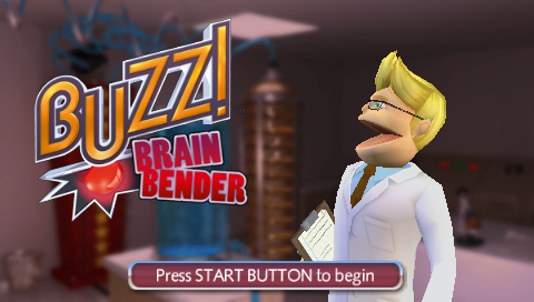 Buzz! Brain Bender — Title screen
