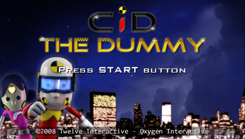 CID The Dummy — Title screen