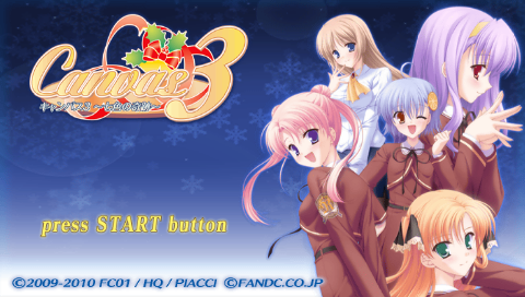 Canvas 3 : Nanairo no Kiseki — Title screen