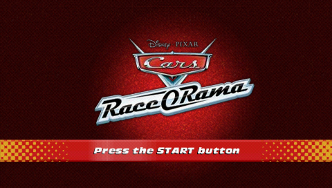 Cars : Race-O-Rama — Title screen