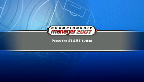 Championship Manager 2007 — Title screen
