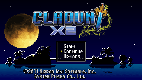Cladun X2 — Title screen