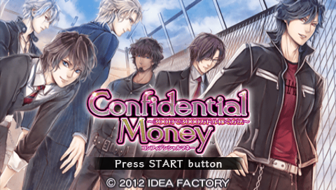 Confidential Money : 300-Nichi de 3000-Man Dol Kasegu Houhou — Title screen