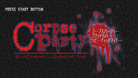 Corpse Party : Blood Covered, Repeated Fear — Title screen