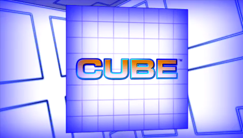 Cube : 3D Puzzle Mayhem — Title screen