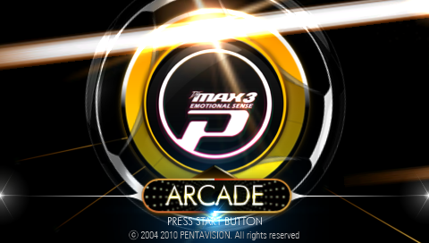 DJ Max Portable 3 — Title screen