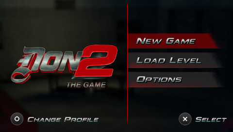 DON 2 : The Game — Title screen