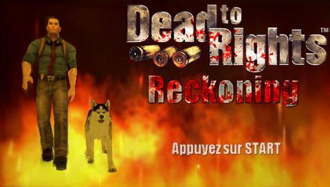Dead to Rights : Reckoning — Title screen