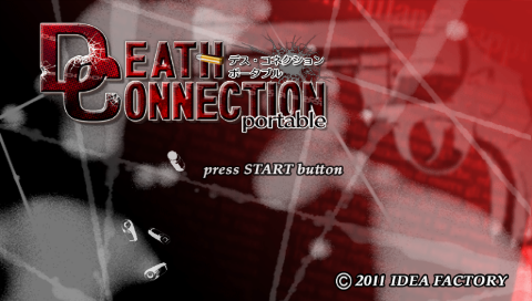 Death Connection Portable — Title screen