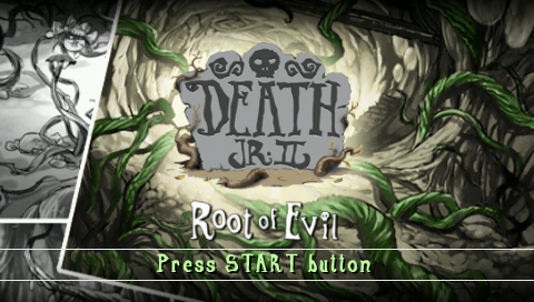 Death Jr. II : Root of Evil — Title screen