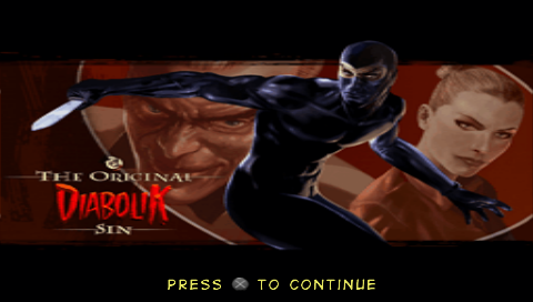 Diabolik : The Original Sin — Title screen