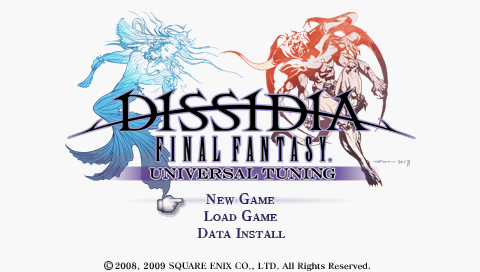 Dissidia : Final Fantasy — Title screen