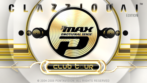 Dj Max Portable Clazziquai Edition — Title screen