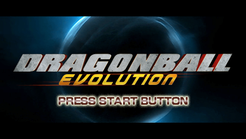Dragon Ball Evolution — Title screen