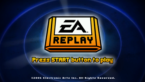 EA Replay — Title screen