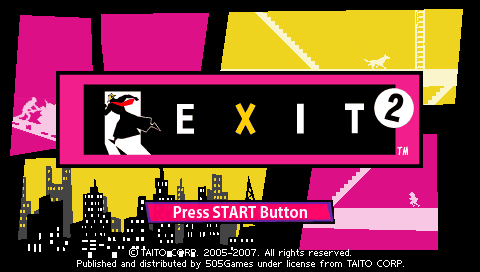 Exit 2 — Title screen