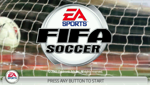 FIFA Soccer — Title screen