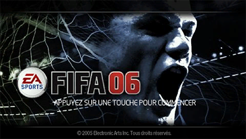 FIFA Soccer 06 — Title screen