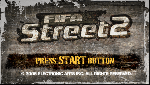 FIFA Street 2 — Title screen
