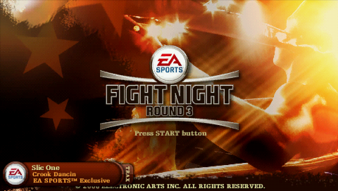 Fight Night Round 3 — Title screen