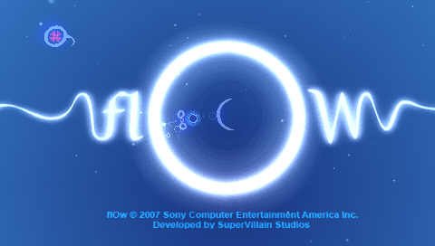 Flow — Title screen