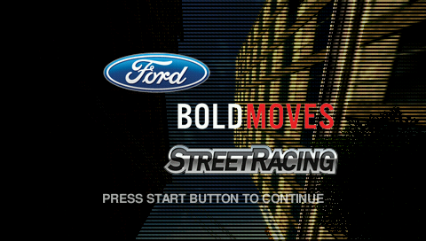 Ford Street Racing : L.A. Duel — Title screen