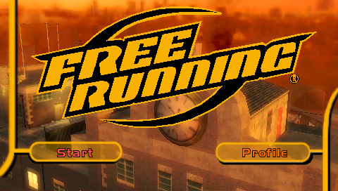 Free Running — Title screen