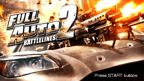 Full Auto 2 : Battlelines — Title screen