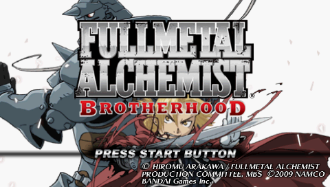 Fullmetal Alchemist : Brotherhood — Title screen