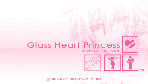 Glass Heart Princess — Title screen