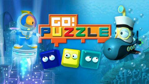Go! Puzzle — Title screen