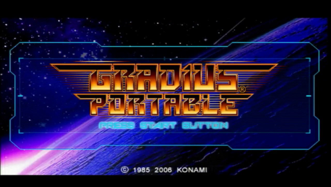 Gradius Collection — Title screen