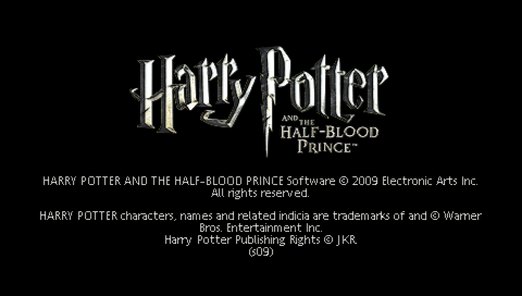 Harry Potter and the Half-Blood Prince — Title screen