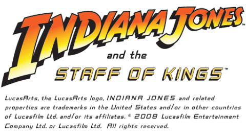 Indiana Jones and the Staff of Kings — Title screen