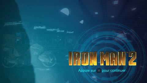 Iron Man 2 : The Video Game — Title screen