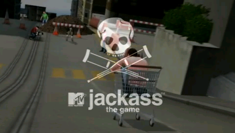 Jackass : The Game — Title screen