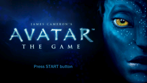 James Cameron's Avatar : The Game — Title screen