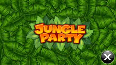 Jungle Party — Title screen