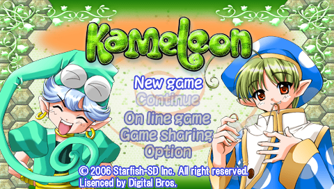 Kameleon — Title screen