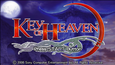 Key of Heaven — Title screen