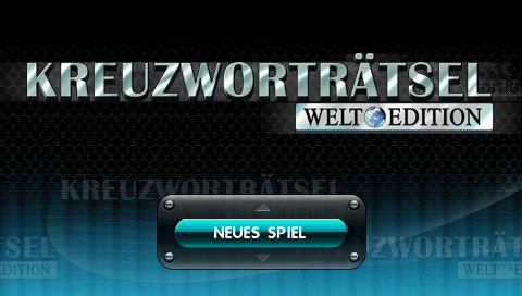 Kreuzwortratsel : Welt Edition — Title screen