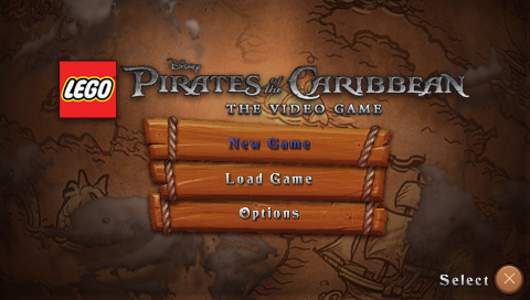 LEGO Pirates of the Caribbean : The Video Game — Title screen