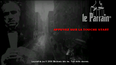 Le Parrain — Title screen