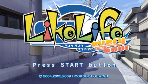Like Life Every Hour — Title screen